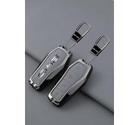 Cover Guscio Chiave per BYD Song Plus Atto 3 Han EV Tang DM QIN Seal Dolphin, Morbido Protezione Telecomando Auto Custodia Protezione Telecomando Auto Cover Chiave,Type B-Grey 2