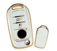 Cover Guscio Chiave per Fiat Tipo Toro Nuovo Freedom 500X Doblo Argo Grazie, Morbido Protezione Telecomando Auto Custodia Protezione Telecomando Auto Cover Chiave,D