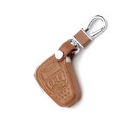 Cover Guscio Custodia in Pelle con Portachiavi per Jeep Wrangler Compass Patriot, Protezione Telecomando Auto,C