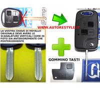 COVER GUSCIO E TASTI CHIAVE PER TELECOMANDO TOYOTA YARIS RAV4 COROLLA A SCATTO
