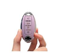 Cover Guscio Scocca Chiave TPU Auto Chiave Caso Copertura Shell Fob Per Qashqai Per Juke J10 J11 X-Trail T32 T31 Per Kicks Per Tiida Nota Keyless Cover Guscio Chiave(D purple)