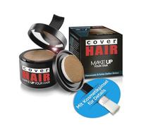 COVER HAIR Polvere per capelli in biondo scuro (4g) - Polvere per capelli per una rapida e invisibile laminazione dell'approccio, infoltire e coprire i capelli grigi, resistente al vento e all'acqua