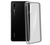 Custodia protettiva in silicone trasparente Avizar con bordi rinforzati per Huawei P20