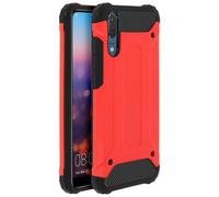 Cover Huawei P20 Defender Antishock Anticadute 1.8m Bumper Protezione Rosso