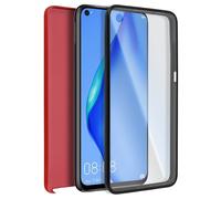 Cover Huawei P40 Lite Silicone Fronte Retro rosso