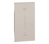 Cover illuminabile da applicare su comando luci Bticino KM42M2 Wireless sabbia Sabbia
