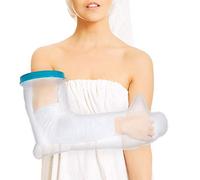 Cover Impermeabile Guanto Protezione per Braccio, Cast Cover Protector, Fasciature e Ingessature, Doccia Adulto Corto Protector, Ferita Ingessatura Bende Riutilizzabile