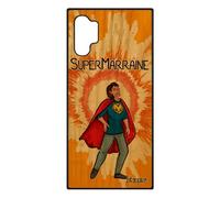 Cover in legno Note 10+ Plus Silicone Super Madrina Orange Comics umoristico Drole Texte Antiurto SM-N975F/DS Bambino per Samsung Galaxy