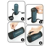 Cover in nylon progettata per altoparlante wireless per jbl Flip 6 con maniglia