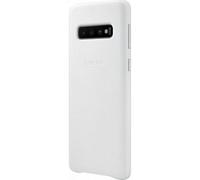 Cover in pelle rigida EF-VG973LW per Galaxy S10 G973, Bianco