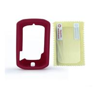 Cover in silicone anti goccia per Bryton Rider 15 Neo con pellicola ad alta definizione accessorio ciclismo intelligente (rosso)