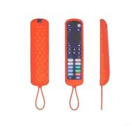 Cover in silicone antigraffio per telecomandi con tecnologia fosforescente e protezione contro le cadute per l'uso quotidiano (rosso)