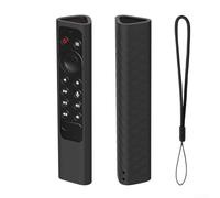Cover in silicone antiscivolo per telecomando TV Pro compatibile con telecomando 4K HDR, offre resistenza e maneggevolezza (nero)