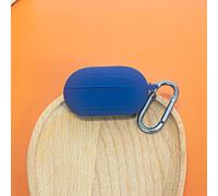 Cover in silicone compatibile con Beats Solo Buds, custodia protettiva con moschettone per auricolari wireless, custodia di ricarica, rivestimento