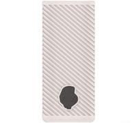 Cover in silicone compatibile con Skullcandy Dime con profilo minimalista, mantiene l'ergonomia e la tattilità del dispositivo (metri bianchi)