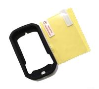 Cover in silicone e pellicola HD compatibile con Bryton Rider 320/420 (Nero)