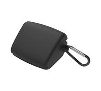Cover in silicone Geekria compatibile con Audio-Technica ATH-TWX9 True Wireless Earbuds, cover per auricolari, custodia protettiva con gancio portachiavi, accesso alla porta di ricarica (Nero)