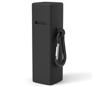 Cover in silicone Geekria compatibile con Soundcore by Anker A30i True Wireless, custodia protettiva per auricolari con gancio portachiavi, porta di ricarica accessibile (Nero)