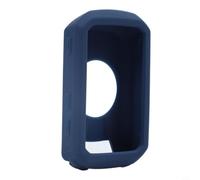 Cover in silicone liquido per Garmin Edge 850 Soft Touch (Midnight in blu) | Silicone ammortizzante, protezione contro le cadute, ritagli precisi, pulsante facile per l'accesso, finitura nera