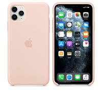 Cover in Silicone Originale / Ufficiale Apple iPhone 11 Pro Max - Pink Sand