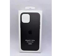 Cover in silicone Per Apple iPhone 12 / 12 Pro Nero Originale Apple