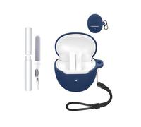 Cover in silicone per auricolari Honor Choice Earbuds S7, resistente ed eco-friendly, con fori precisi e compatibilità di ricarica, antiurto, piacevole al tatto, blu