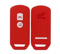 Cover in silicone per chiave PCX 150 X - Per SH125 Scoopy SH300 per Forza 125 300 2016-2018, custodia a 2 pulsanti compatibile con chiave OEM, nero (rosso)
