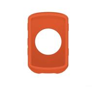 Cover in silicone per Garmin Edge 540 e Edge 840 con pellicola in vetro temperato per una protezione affidabile dello schermo (arancione)