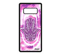 Cover in silicone per note 8 mano di fatma 4G talismano rosa simbolo per Samsung Galaxy Note 8