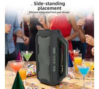 Cover in silicone Secure Fit per altoparlante per soundcore Boom 2 con opzione