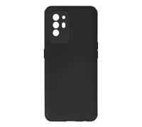 Cover in Silicone Semirigido per Oppo A94 5G, Finitura Soft-touch Nera