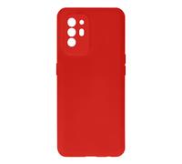 Cover in Silicone Semirigido per Oppo A94 5G, Finitura Soft-touch Rossa