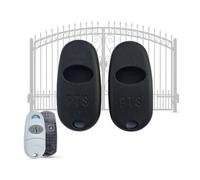 Cover In Silicone Telecomando Cancello, 433,92 MHz Custodia Antiurto Compatibile CAME Telecomando TOP-432EE., Astuccio ProtettivoTelecomando Porta del Garage 2Pz Nero (Nero)