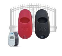 Cover In Silicone Telecomando Cancello, 433,92 MHz Custodia Antiurto Compatibile CAME Telecomando TOP-432EE., Astuccio ProtettivoTelecomando Porta del Garage 2Pz Nero (Nero Fuxia)