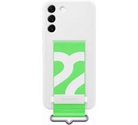Cover In Silicone Ufficiale Samsung Galaxy S22 Plus Con Cinturino - Bianca