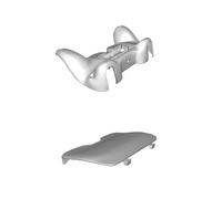 Cover Inferiore per Controller Gamepad Wireless Logitech F710 3D