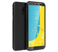 Cover Integrale Fronte + Retro Nera Galaxy J6