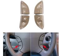 Cover interruttore pulsante beige per Mercedes W220 W215 ricambio diretto