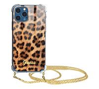 Cover iPhone 12 Pro Max con Catena Guess Leopardata