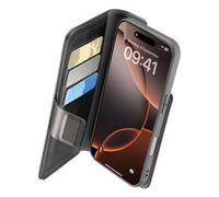 Cellularline - Cover Book Agenda Per iPhone 16 Pro-black CELLULARLINE