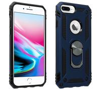 Cover iPhone 6 Plus / 6S Plus / 7 Plus / 8 Plus Anello Magnetico Stand Blu