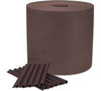 Cover It Marrone Rotolo Frangivista da Esterno 19cmx98m - Frangivista per Recinzione Giardino Peso Base 150 g/m2 - Strisce Frangivista PVC - Ombreggiante per Recinzione