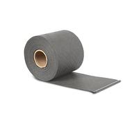 COVER IT Nastro Frangivista Grigio PVC 240g/m² 19cm x 26m con 20 Clip - Nastro Privacy per Recinzione Giardino e Balcone - Copertura Ringhiera Esterna Resistente ai Raggi UV e Impermeabile