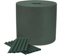 Cover It Verde Rotolo Frangivista da Esterno 19cmx48m - Frangivista per Recinzione Giardino Peso Base 150 g/m2 - Strisce Frangivista PVC - Ombreggiante per Recinzione