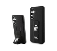 Cover Karl Lagerfeld Gripstand Saffiano Karl & Choupette Pins Black - Galaxy S23 FE