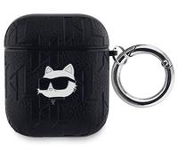 Custodia per AirPods 1 Karl Lagerfeld Monogram Choupette nera