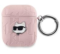 KARL LAGERFELD - Custodia Per Airpods 1/2 Choupette In Rilievo, Rosa - SPEDIZIONE GRATUITA
