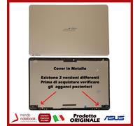 COVER LCD NOTEBOOK ASUS X510U X510UA X510UAD ORO GOLD ALLUMINIO VERSIONE 1