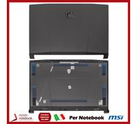 COVER LCD POSTERIORE COPERCHIO GREY BLACK ORIGINALE MSI PULSE GL76 12UDK