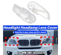 Cover Lenti Fanali Fari Copertura Della Lente Del Faro Per BMW 2007-2012 X5 E70